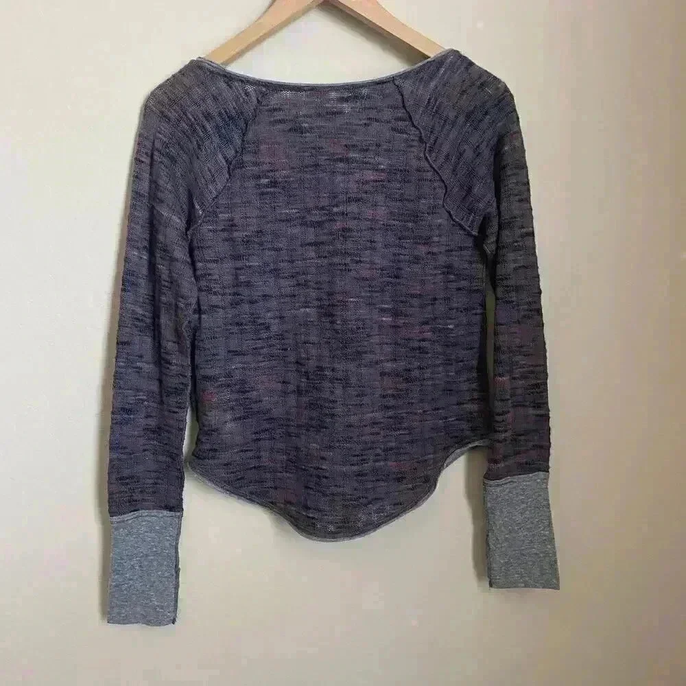 Free People Space Out Long Sleeve‎ Knit Top Small